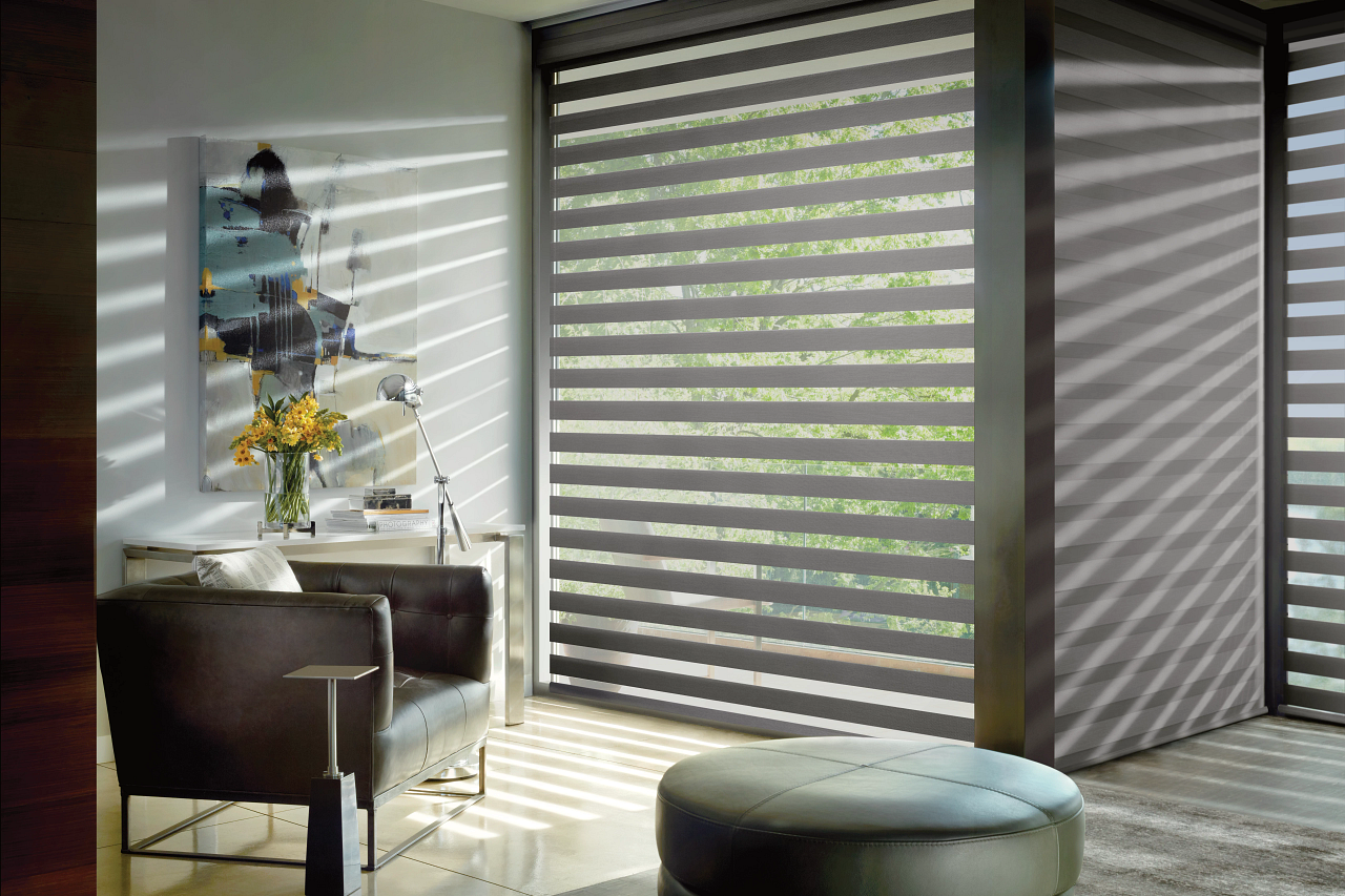 Banded Shades Closed