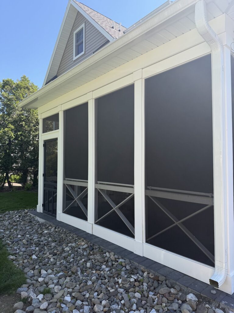 Exterior solar screens installed in Hawthorne, NJ
